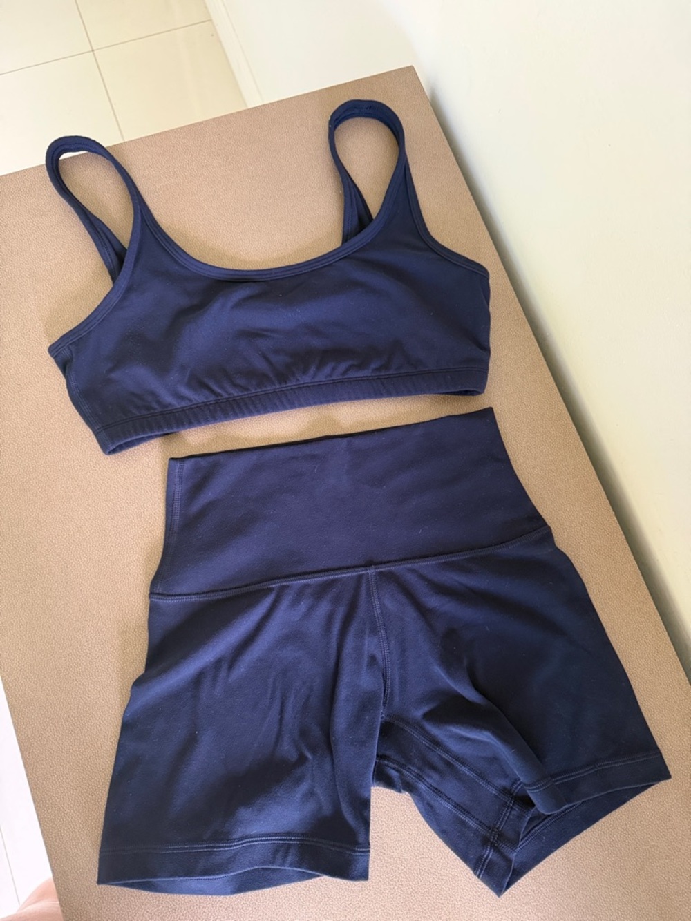 Aritzia BUTTER Mini Bra Top and BUTTER Cheeky Hi-Rise 5" Short Set